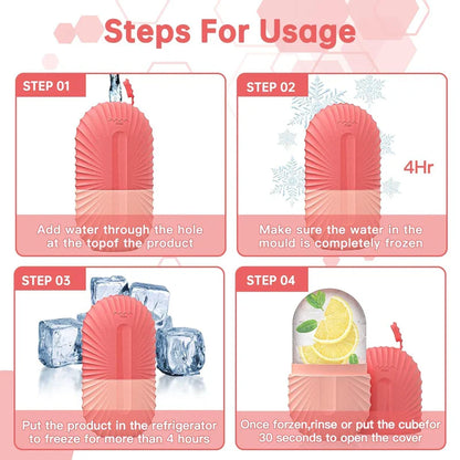 Silicone Ice Facial Roller - Wholesalus