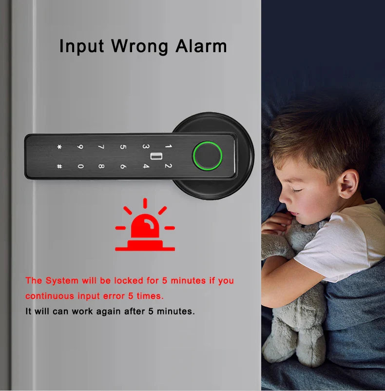 Smart Fingerprint Door Lock - Wholesalus