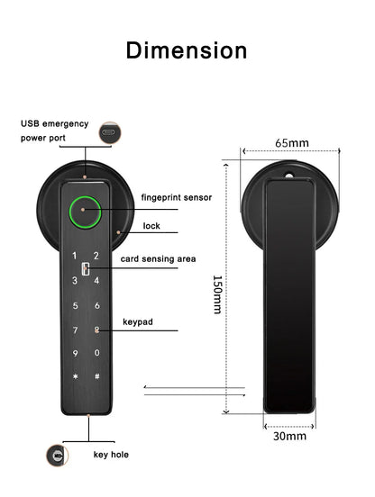 Smart Fingerprint Door Lock - Wholesalus