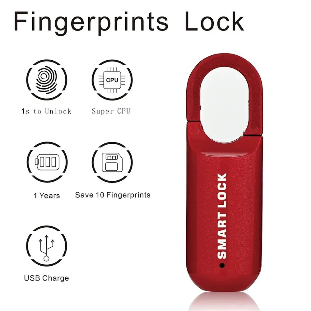 Smart Mini Fingerprint Padlock - Wholesalus
