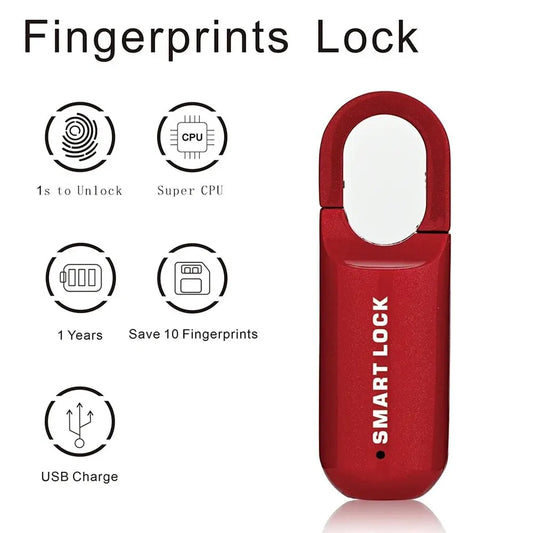Smart Mini Fingerprint Padlock - Wholesalus
