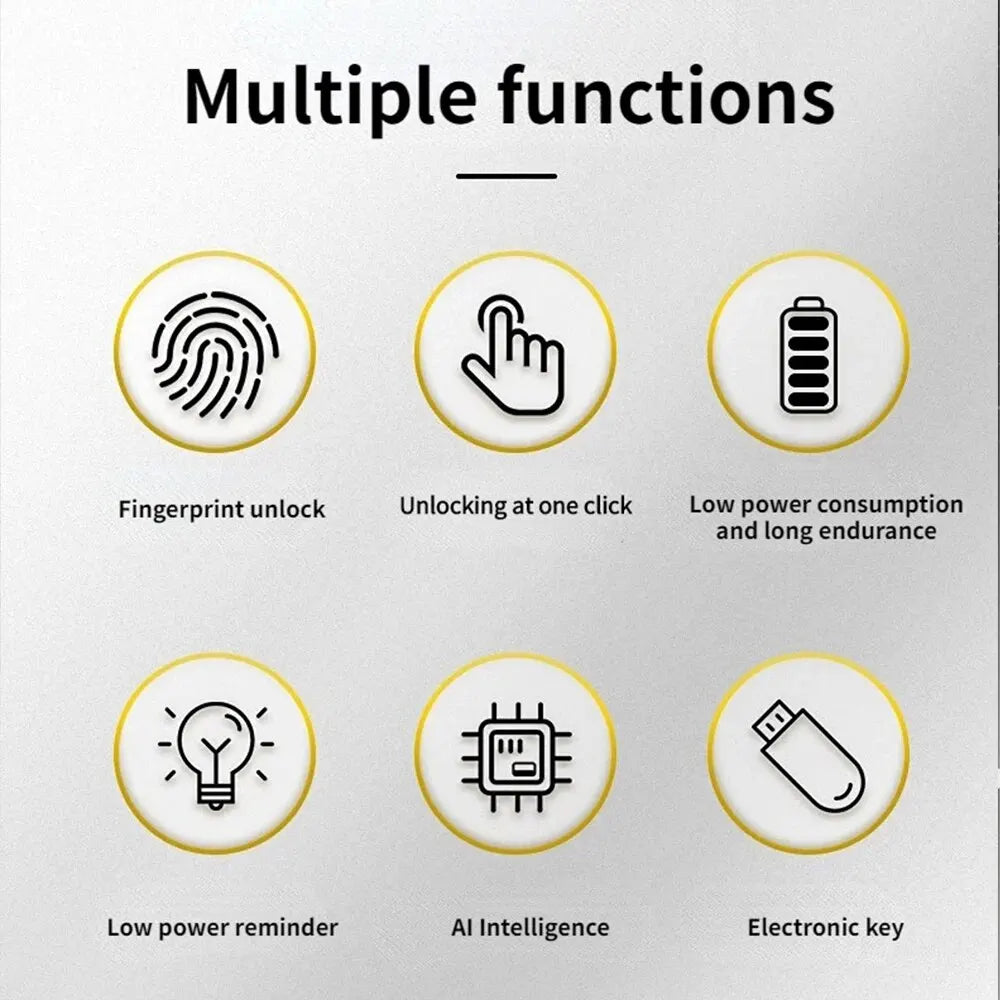 Smart Mini Fingerprint Padlock - Wholesalus