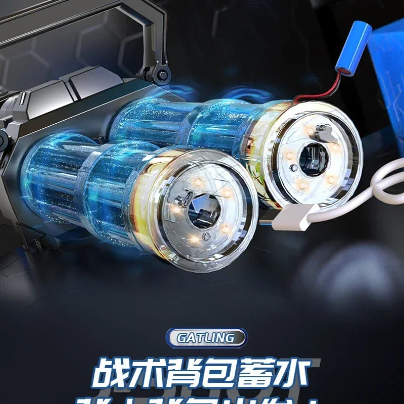 Spitfire Dual Tube Gatling Water Gun - Wholesalus