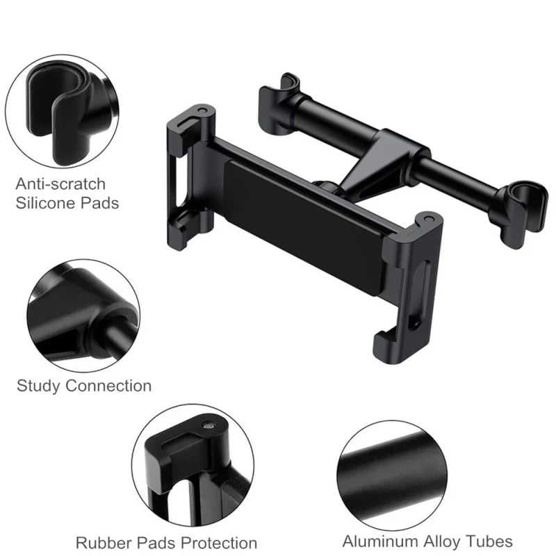 Telescopic Retractable Car Headrest Mount Phone Holder - Wholesalus