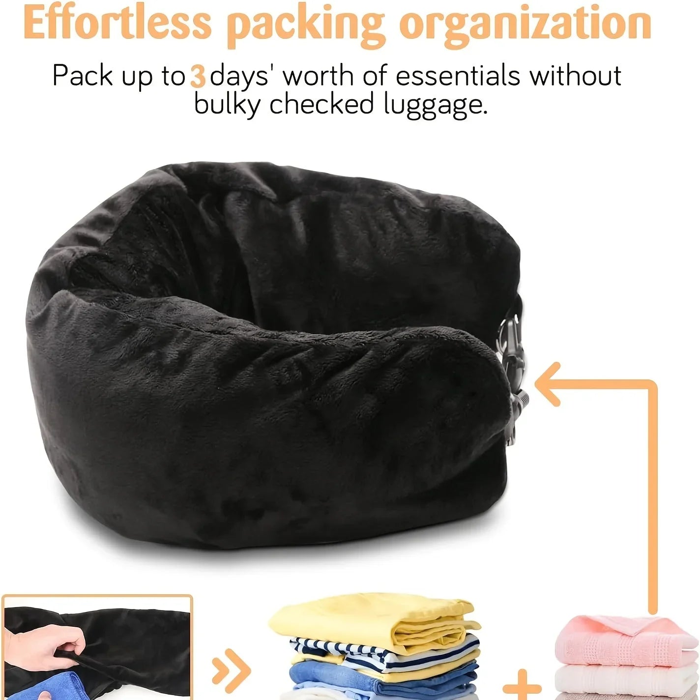 Travel Fillable Neck Pillow - Wholesalus