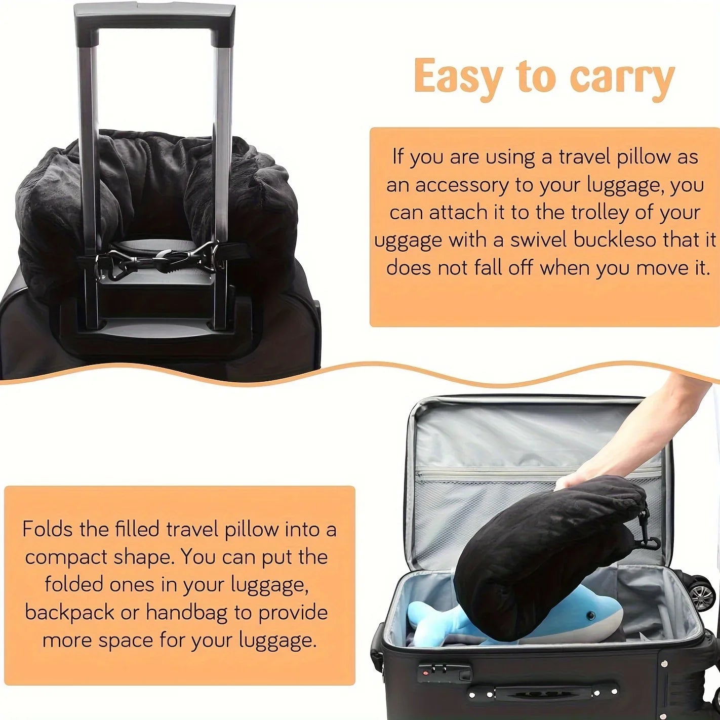 Travel Fillable Neck Pillow - Wholesalus