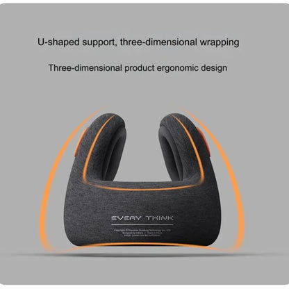 Travel Pillow with Noise Canceling Earmuffs - Wholesalus