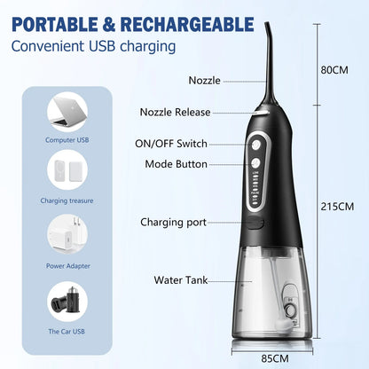 USB Oral Care Water Flosser - Wholesalus