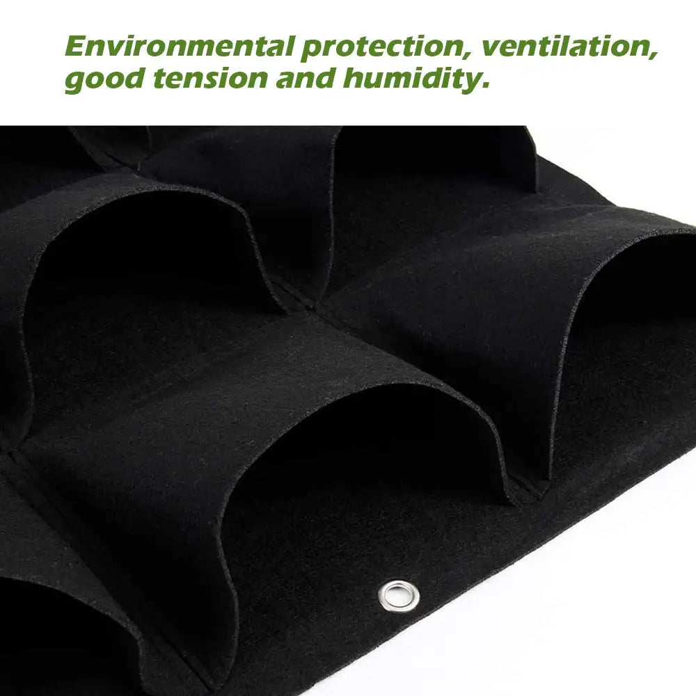 Wall Mounted Planting Grow Bags- 49 Pockets - Wholesalus