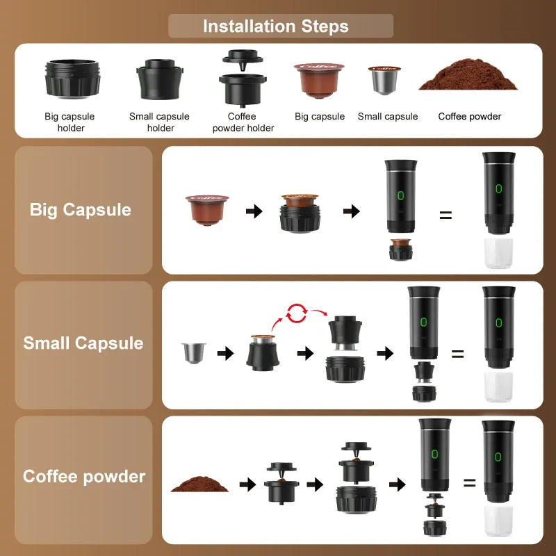 Wireless Portable Coffee Maker - Wholesalus