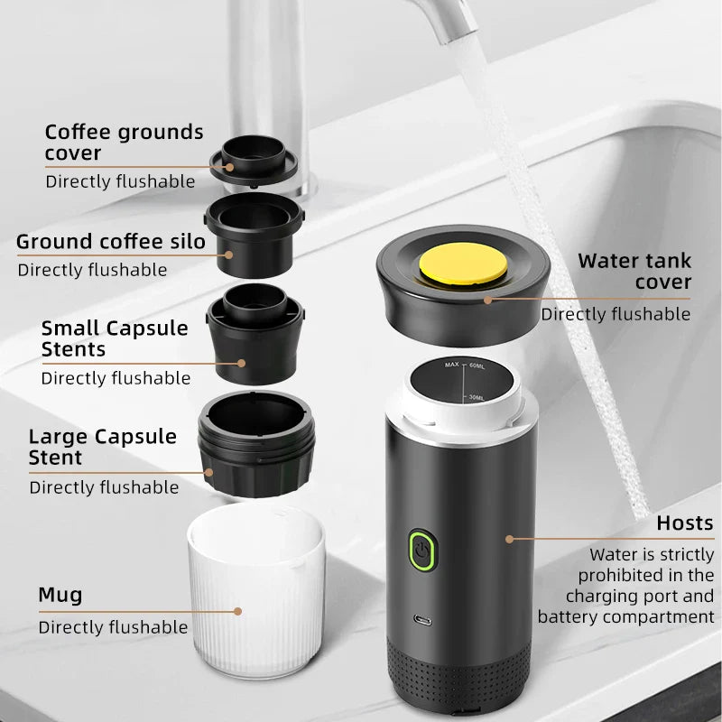 Wireless Portable Coffee Maker - Wholesalus