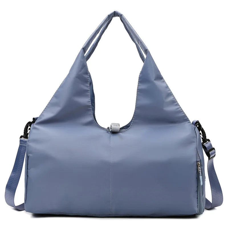 Women Gym Handbag With Shoe Compartment - Wholesalus