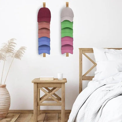 Wooden Hat Wall Hanger - Wholesalus
