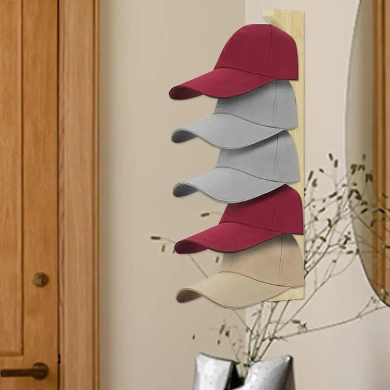 Wooden Hat Wall Hanger - Wholesalus