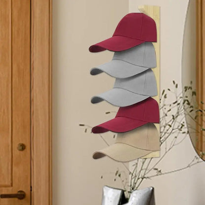 Wooden Hat Wall Hanger - Wholesalus
