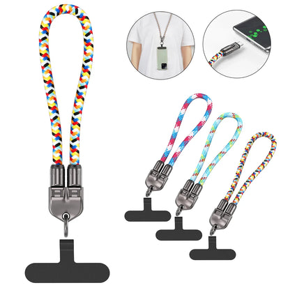 2 In 1 Lanyard Strap Fast Charging Cable - Wholesalus