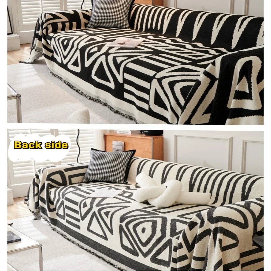Sofa Towel With Tassels - Wholesalus