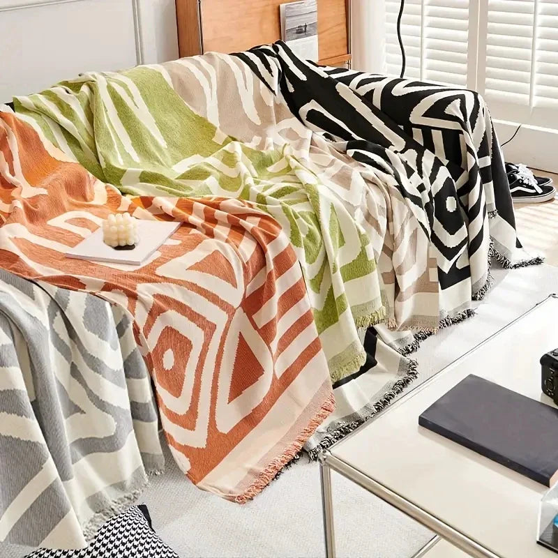 Sofa Towel With Tassels - Wholesalus