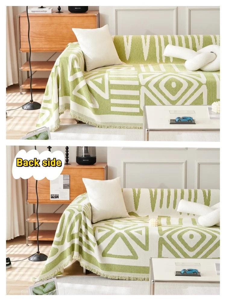 Sofa Towel With Tassels - Wholesalus