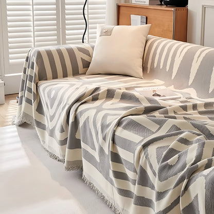Sofa Towel With Tassels - Wholesalus