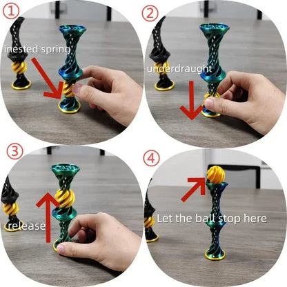 3D Spiral Illusion Fidget Toy - Wholesalus