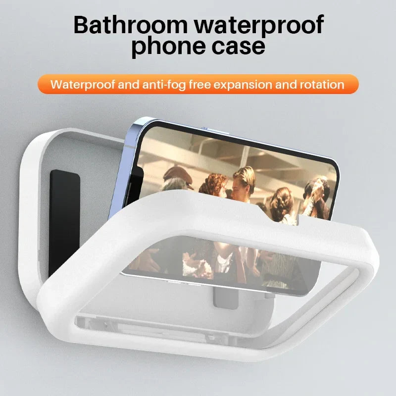 Adjustable Waterproof Wall Mount Phone Holder - Wholesalus