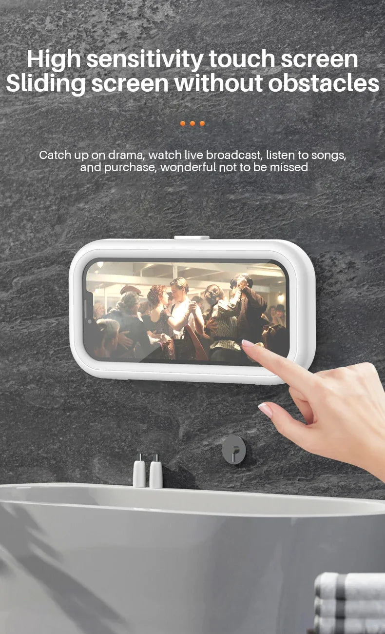 Adjustable Waterproof Wall Mount Phone Holder - Wholesalus