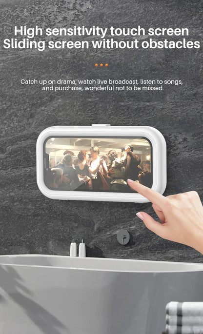 Adjustable Waterproof Wall Mount Phone Holder - Wholesalus