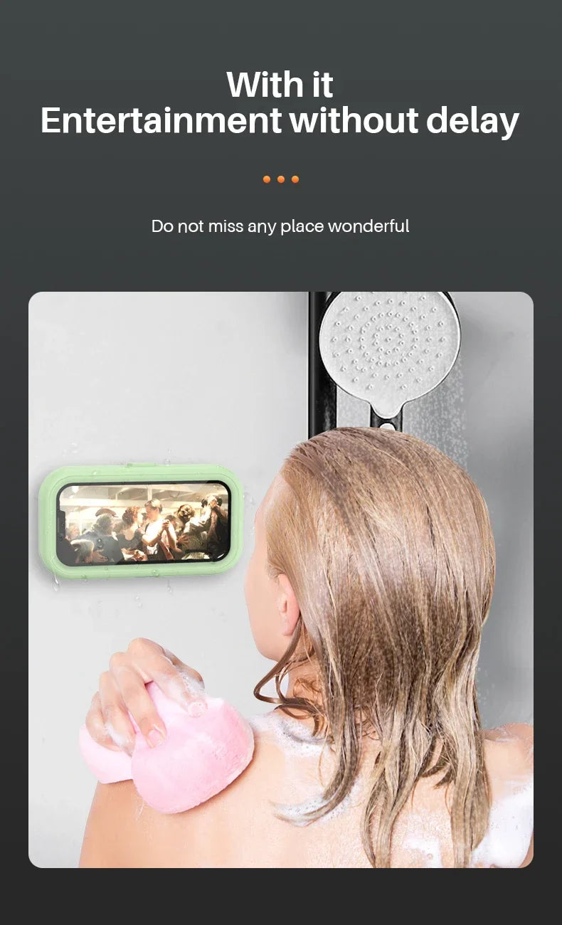 Adjustable Waterproof Wall Mount Phone Holder - Wholesalus