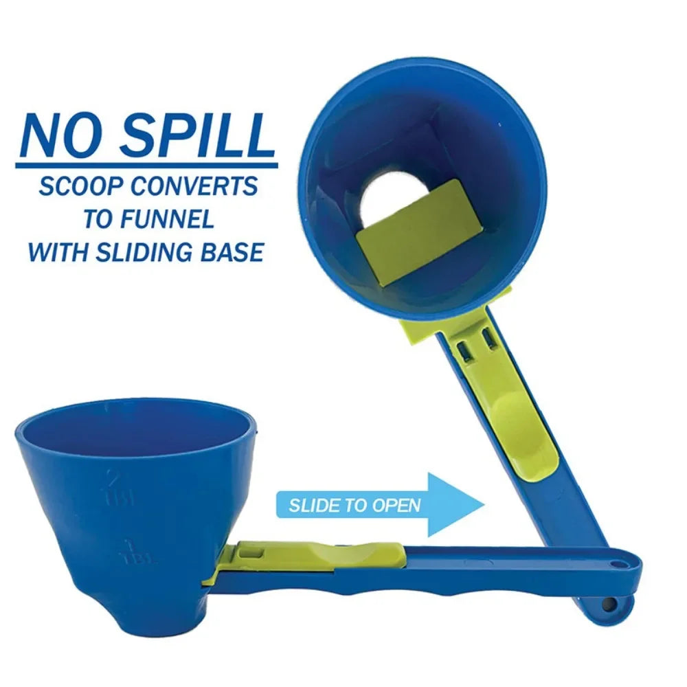 Sliding Measuring Scoop - 2 Pcs - Wholesalus