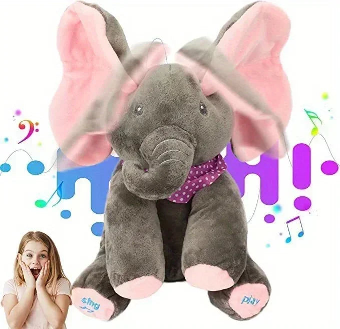 Hide and Seek Elephant Plush Toy - Wholesalus