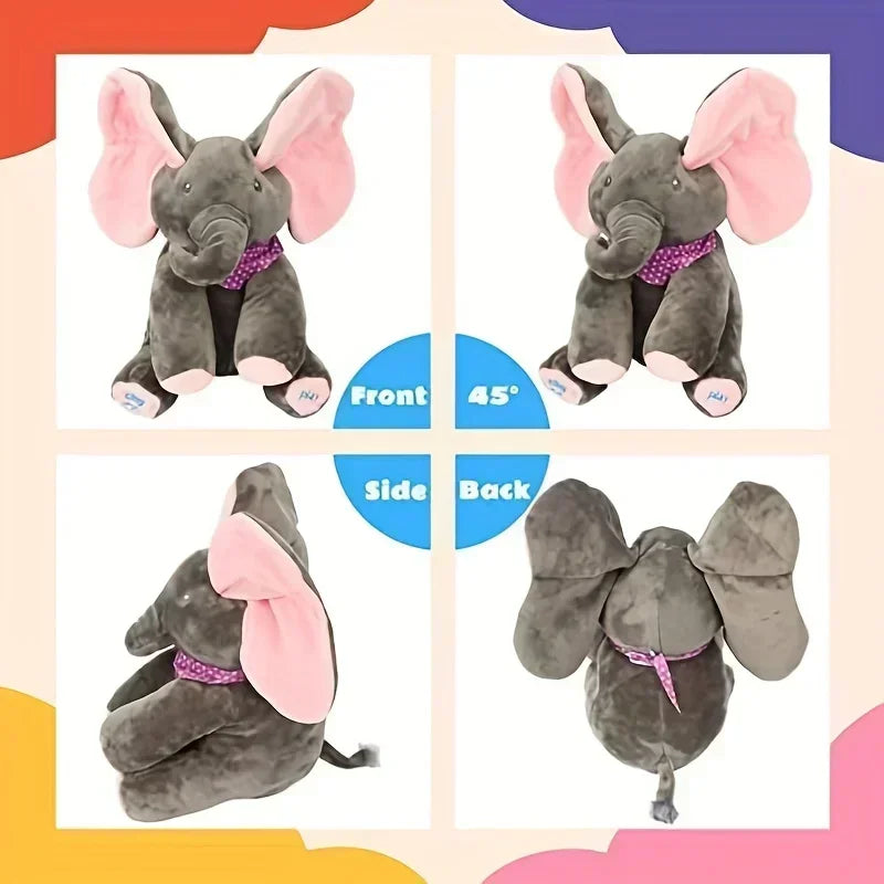 Hide and Seek Elephant Plush Toy - Wholesalus