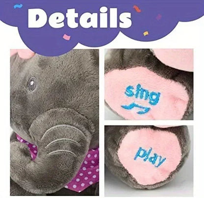 Hide and Seek Elephant Plush Toy - Wholesalus