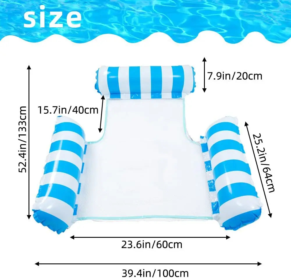 Inflatable Pool Float Hammock - Wholesalus