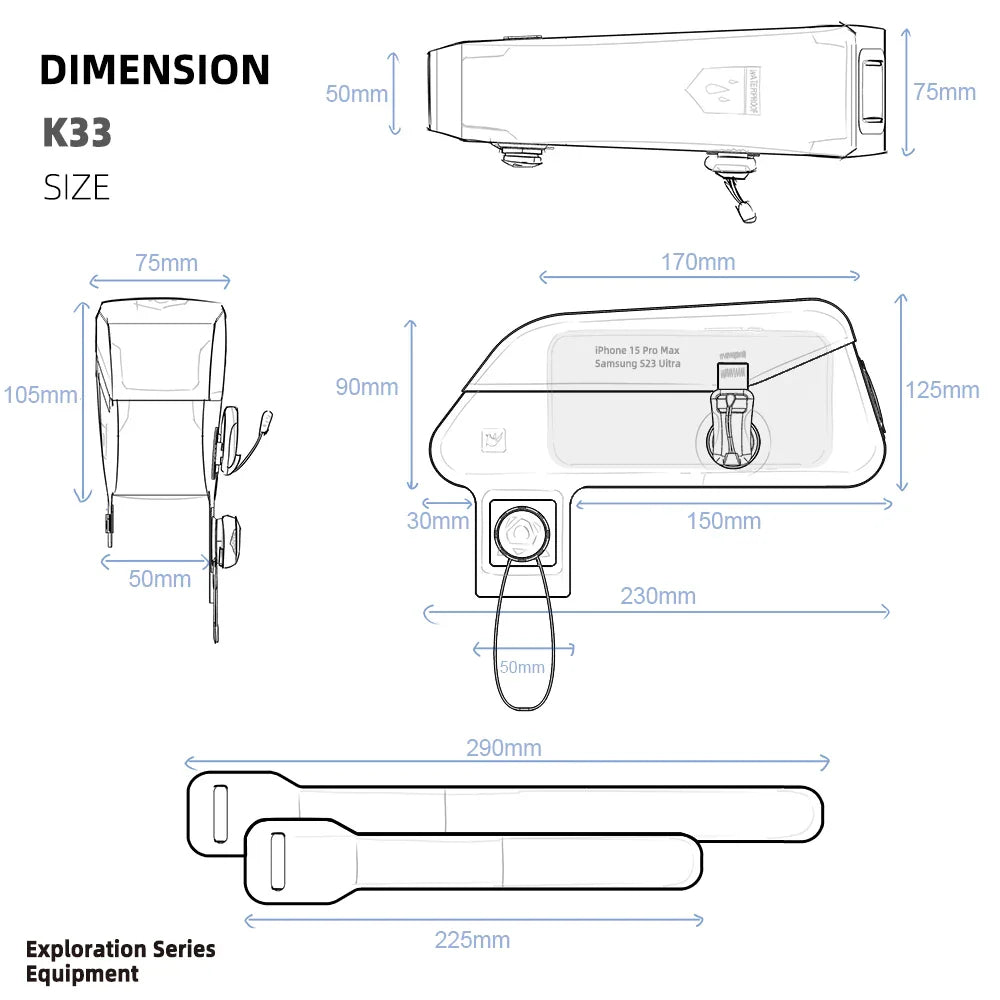 Magnetic Waterproof Bicycle Bag - Wholesalus
