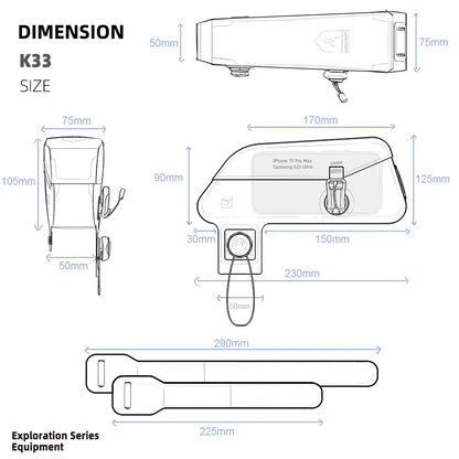 Magnetic Waterproof Bicycle Bag - Wholesalus
