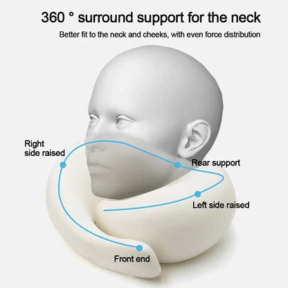 Memory Foam Travel Neck Pillow - Wholesalus