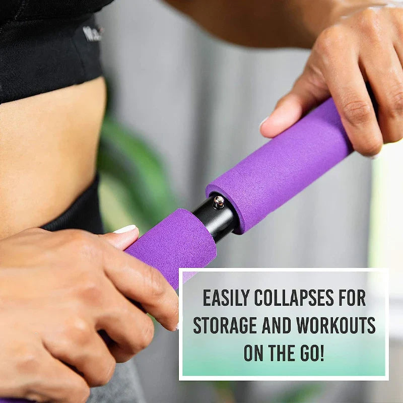 Multifunctional Elastic Pilates Bar - Wholesalus