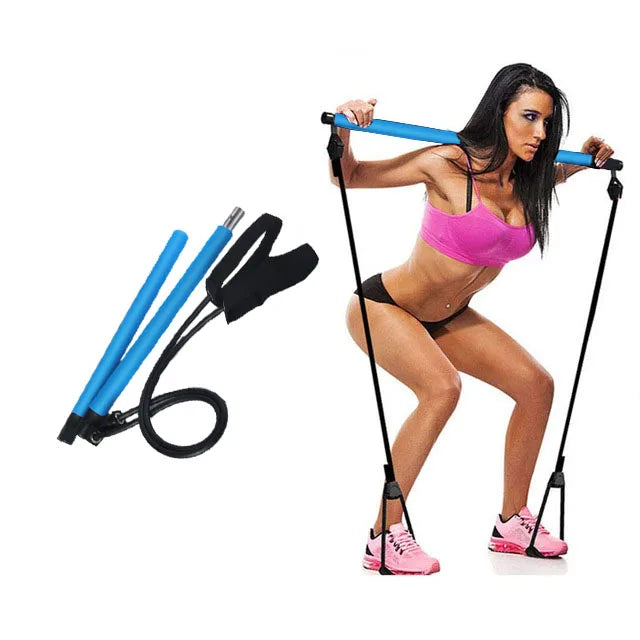 Multifunctional Elastic Pilates Bar - Wholesalus