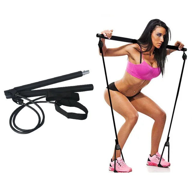 Multifunctional Elastic Pilates Bar - Wholesalus