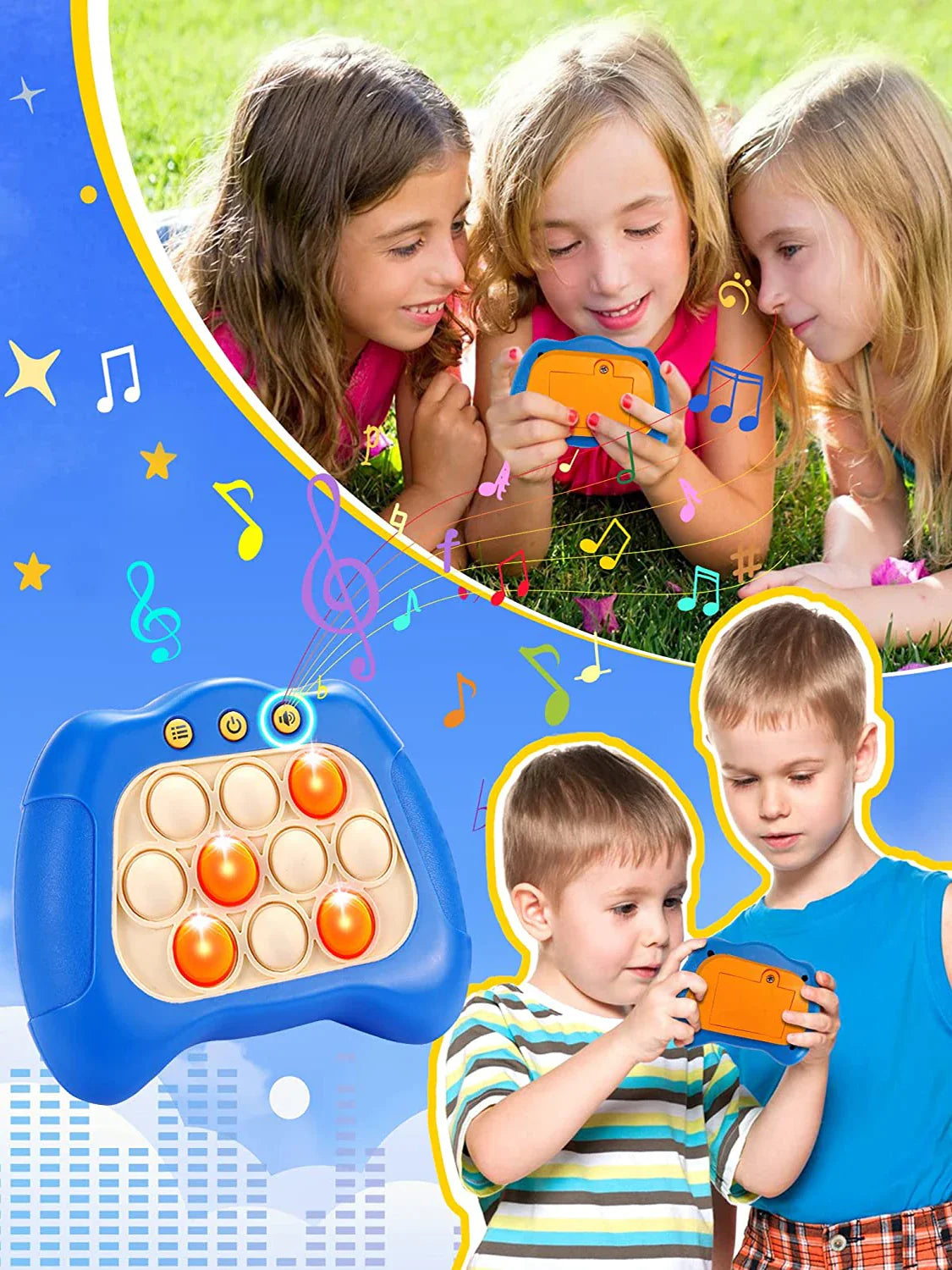 Music Pop Up Fidget Toy - Wholesalus