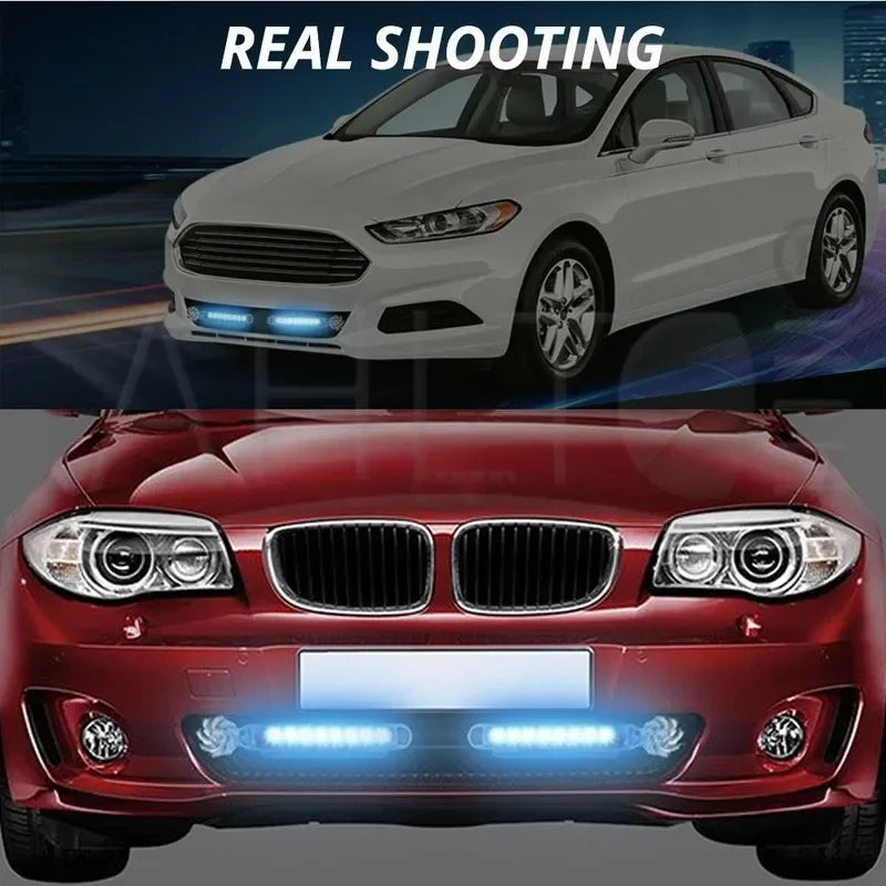 Wind Powered Car LED Light 2PCS - Wholesalus