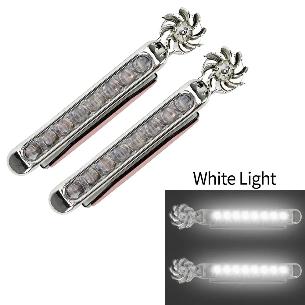 Wind Powered Car LED Light 2PCS - Wholesalus