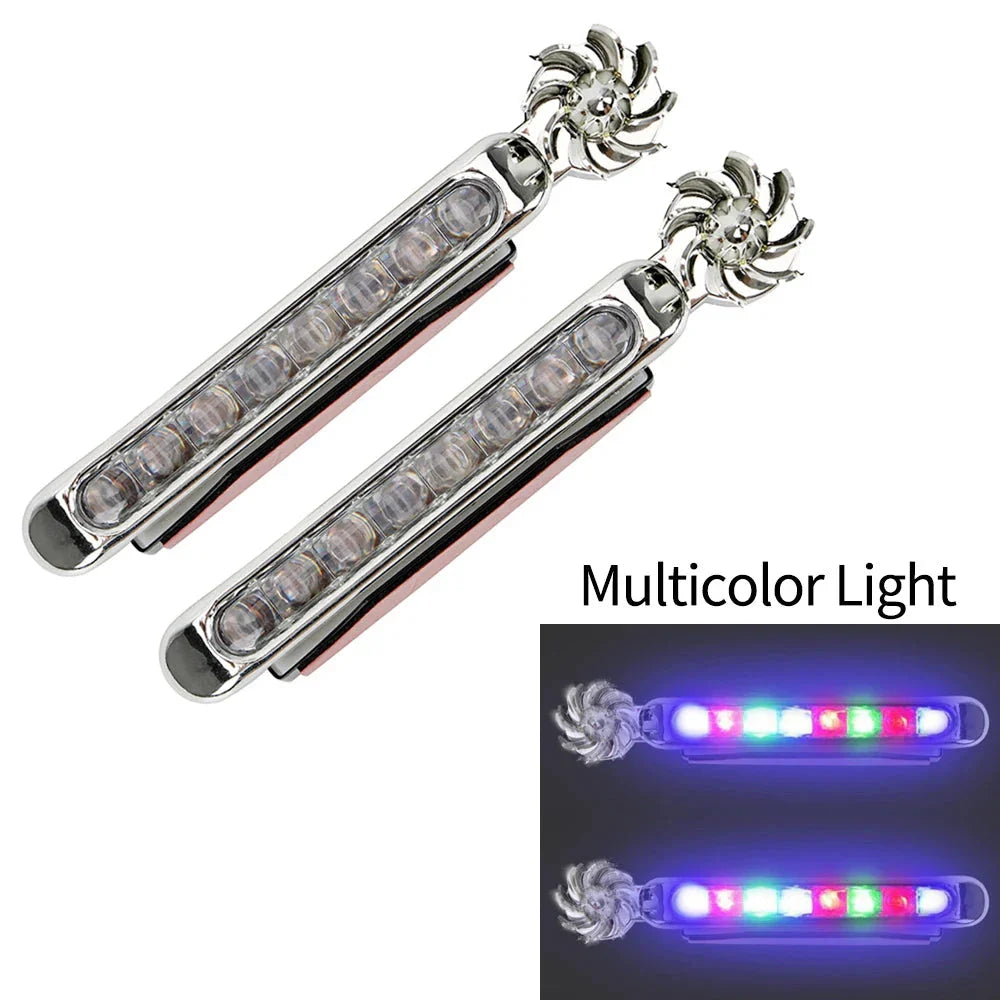 Wind Powered Car LED Light 2PCS - Wholesalus