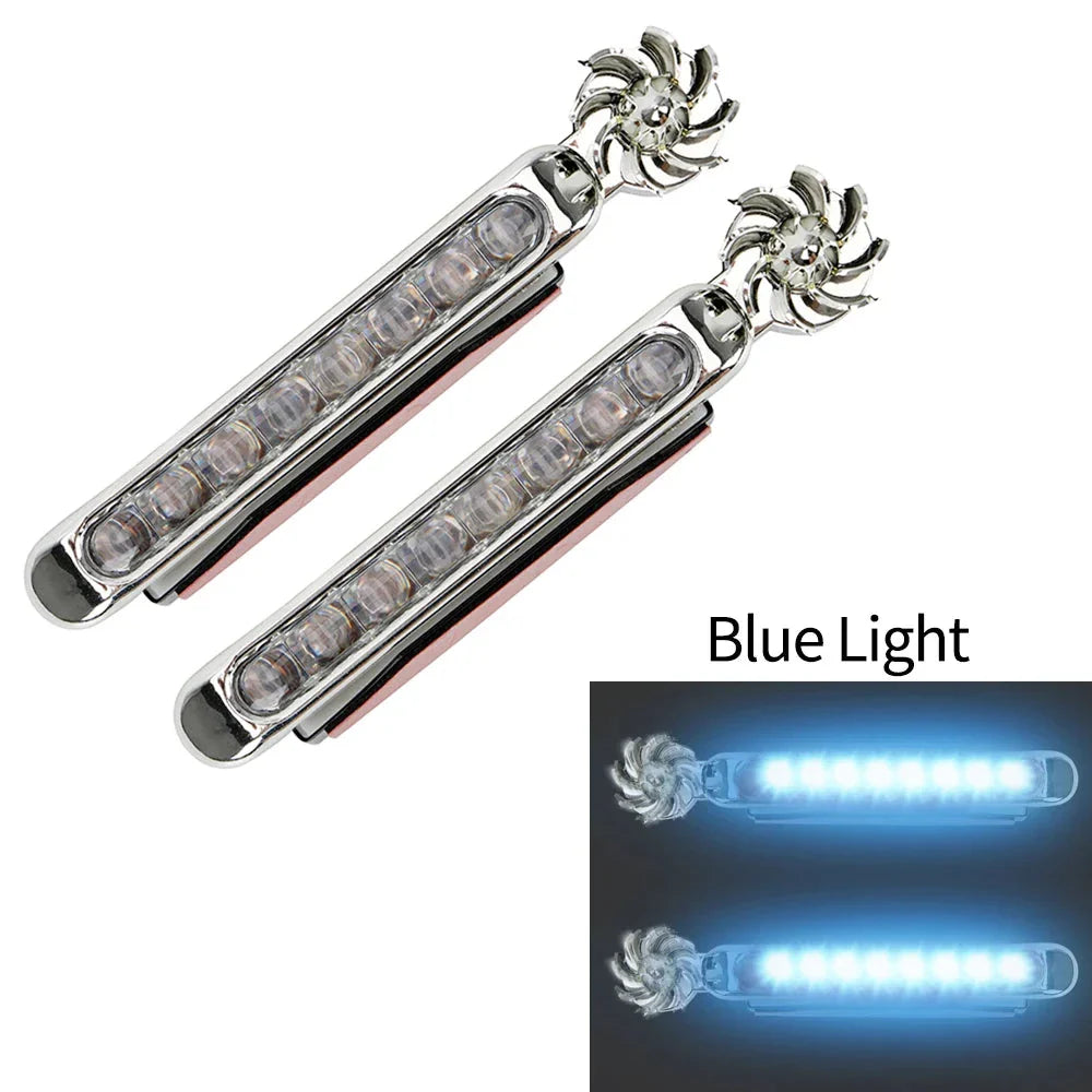 Wind Powered Car LED Light 2PCS - Wholesalus