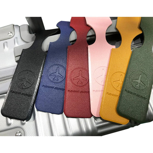 Portable Leather Luggage Tag - Wholesalus