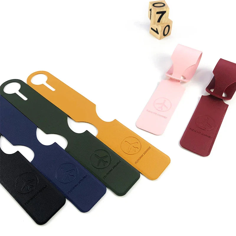 Portable Leather Luggage Tag - Wholesalus