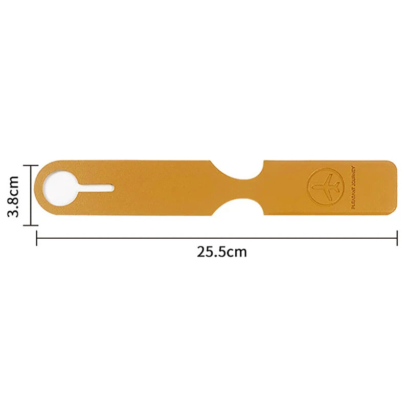 Portable Leather Luggage Tag - Wholesalus