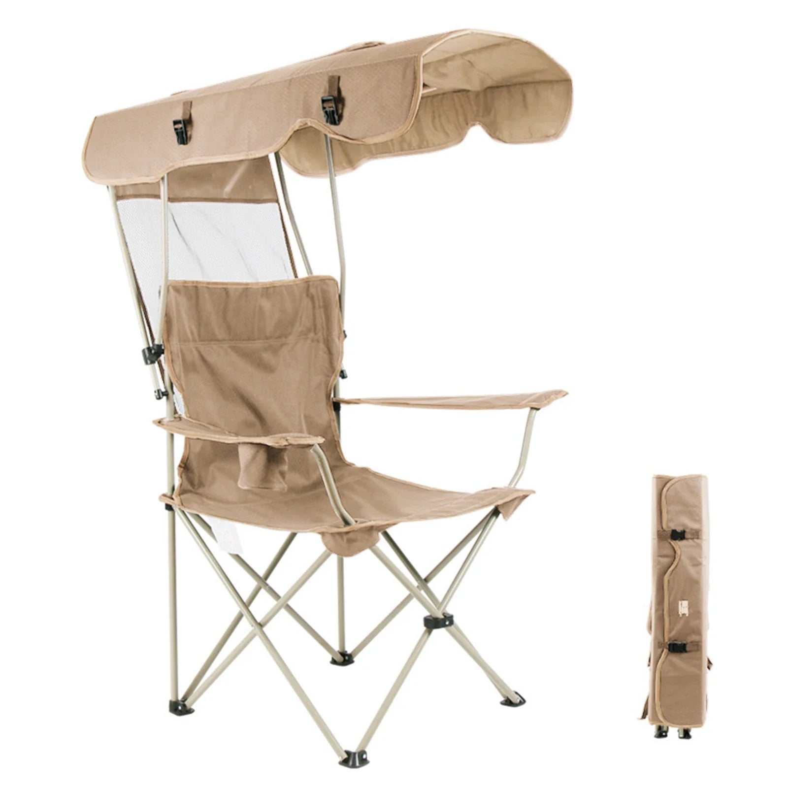 Portable Folding Chair With Canopy - Wholesalus