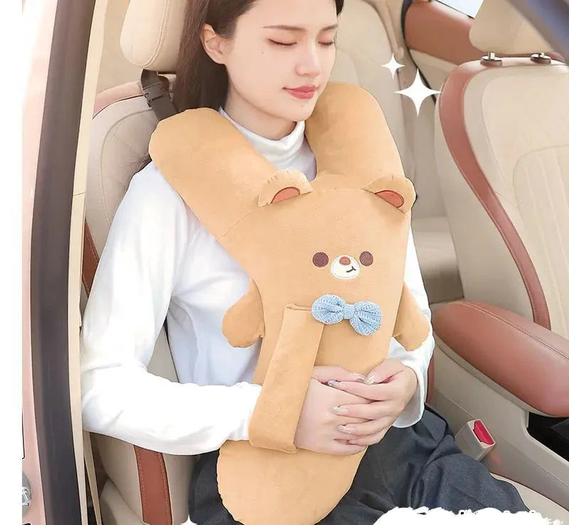 Universal Car Seat Belt Headrest Pillow - Wholesalus